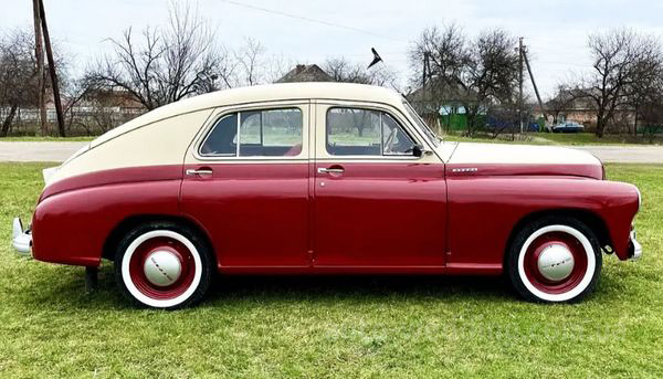 Ретро авто Pobeda GAZ M-20 на свадьбу в Киеве