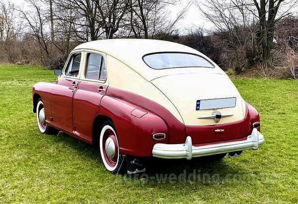 Ретро авто Pobeda GAZ M-20 на свадьбу в Киеве
