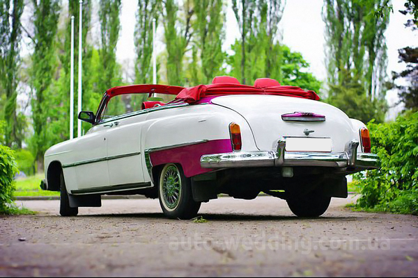 Ретро авто на свадьбу ZIM GAZ-12 cabrio