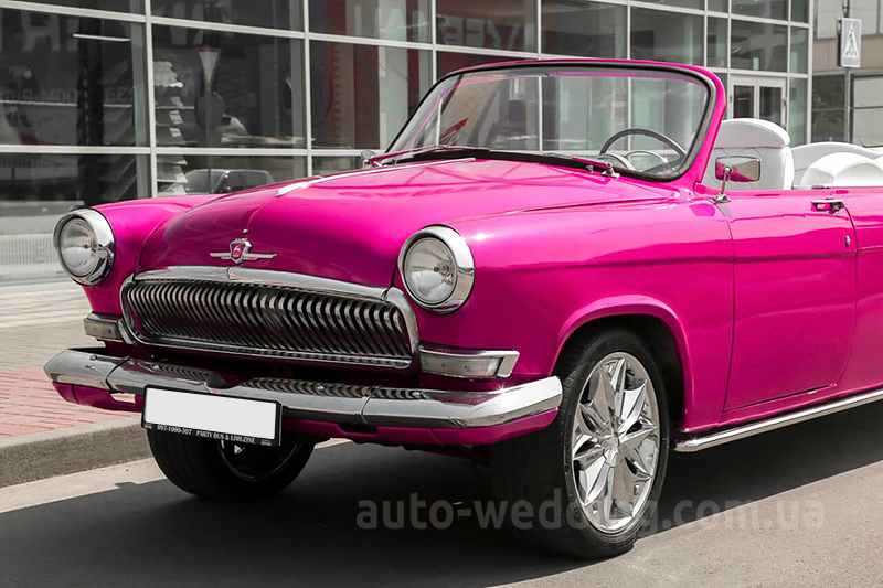 Ретро лимузин на свадьбу Volga GAZ-21 кабриолет