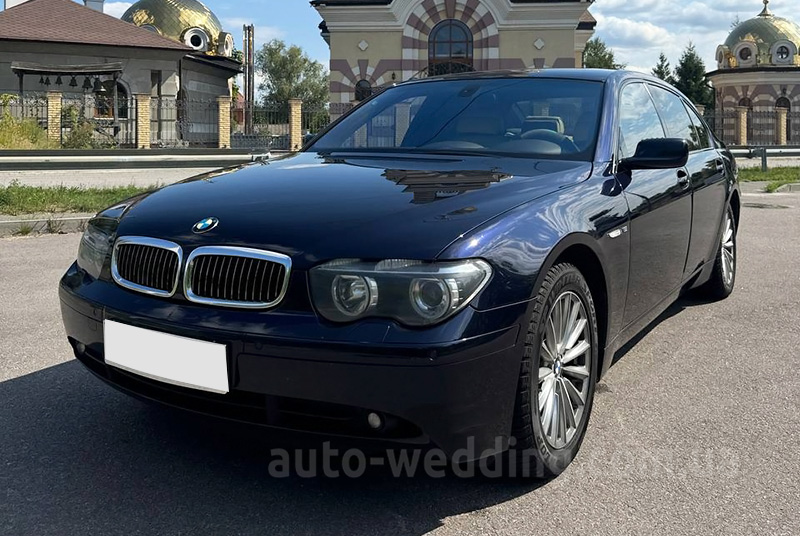 Прокат авто BMW 760Li на свадьбу с водителем в Киеве