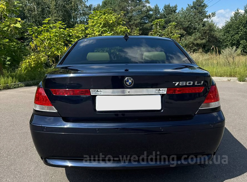 Прокат авто BMW 760Li с водителем в Киеве