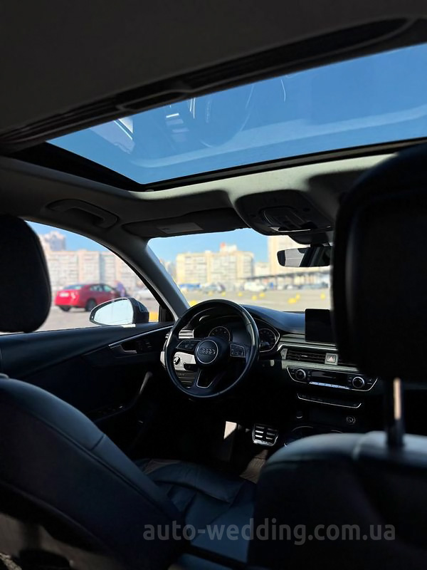 Прокат авто Audi A4  на свадьбу с водителем в Киеве