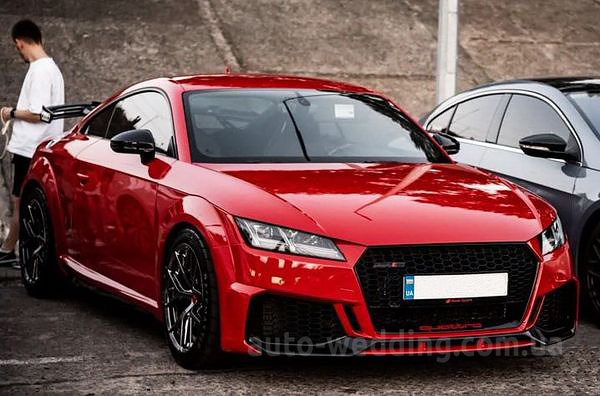 Прокат авто Audi TT RS на свадьбу с водителем в Киеве