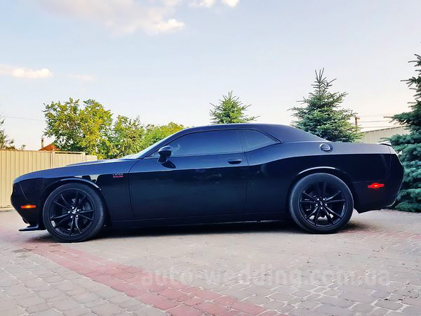 Авто на свадьбу Dodge Challenger черный