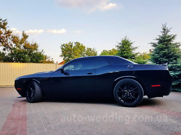 Авто на свадьбу Dodge Challenger черный
