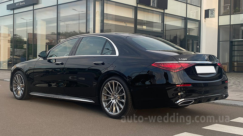 Аренда авто на свадьбу Mercedes W223 S500L