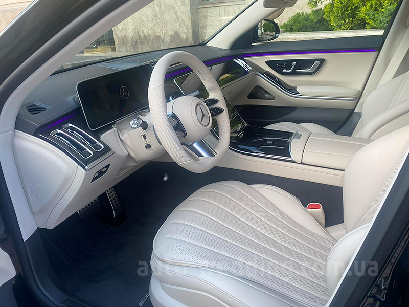 Аренда авто на свадьбу Mercedes W223 S500L