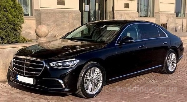 Авто на свадьбу Mercedes-Benz W223 с водителем в Киеве