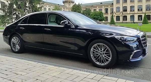 Аренда автомобиля Mercedes-Benz W223 с водителем на свадьбу в Киеве