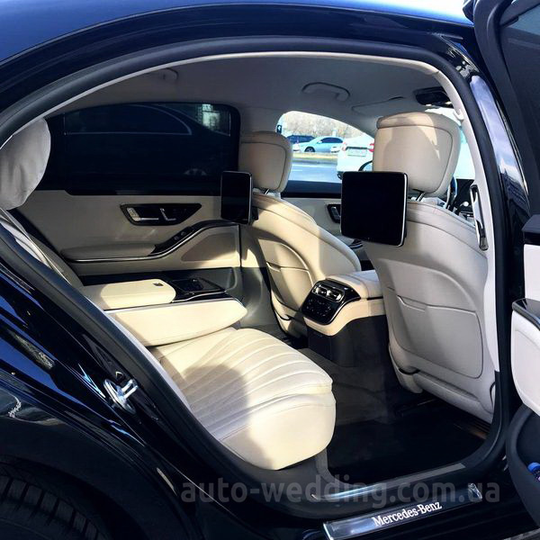Аренда автомобиля Mercedes-Benz W223 с водителем на свадьбу в Киеве
