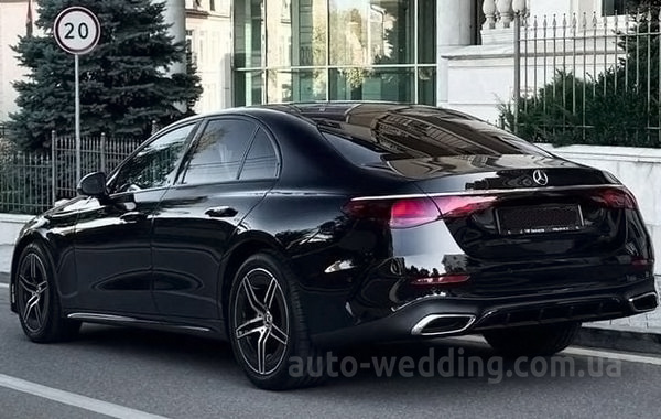 Аренда автомобиля Mercedes-Benz W214 на свадьбу с водителем в Киеве