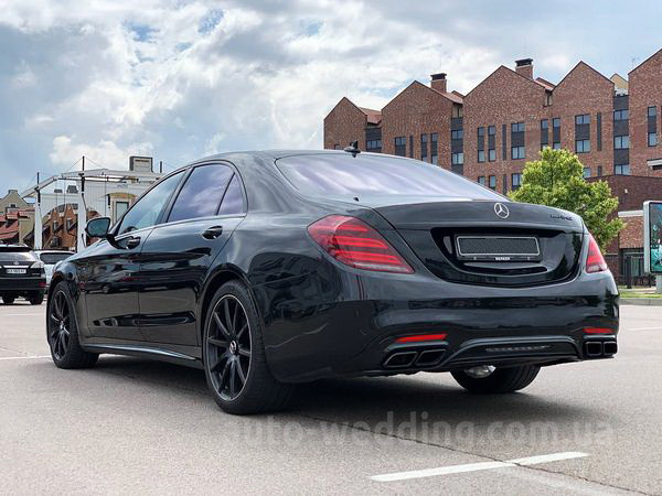 Аренда автомобиля на свадьбу Mercedes W222 S63 AMG 4MATIC Restyling