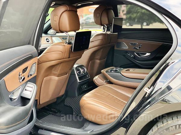 Аренда автомобиля на свадьбу Mercedes W222 S63 AMG 4MATIC Restyling
