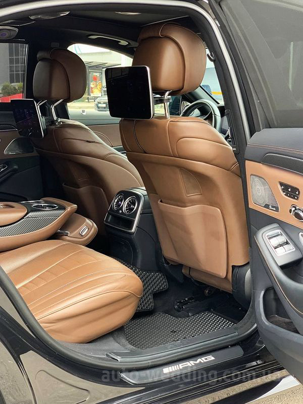Аренда автомобиля на свадьбу Mercedes W222 S63 AMG 4MATIC Restyling