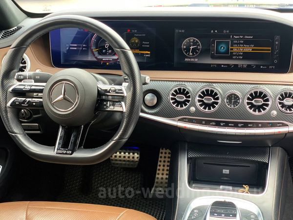 Аренда автомобиля на свадьбу Mercedes W222 S63 AMG 4MATIC Restyling
