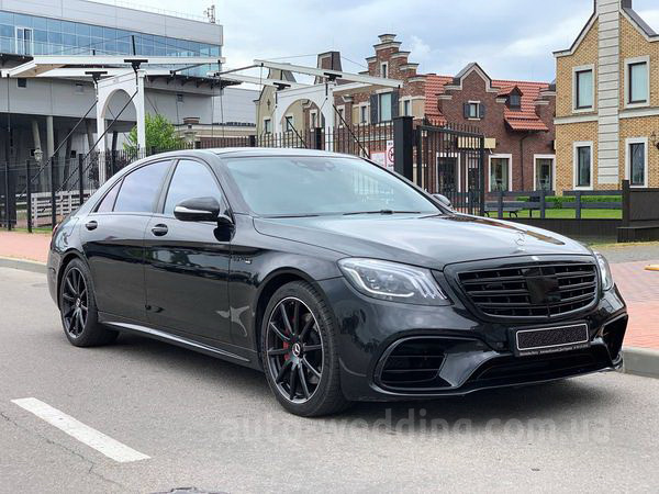 Аренда автомобиля на свадьбу Mercedes W222 S63 AMG 4MATIC Restyling