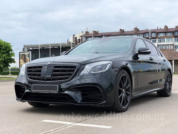 Аренда автомобиля на свадьбу Mercedes W222 S63 AMG 4MATIC Restyling