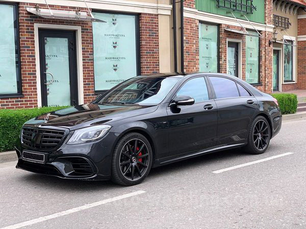Аренда автомобиля на свадьбу Mercedes W222 S63 AMG 4MATIC Restyling
