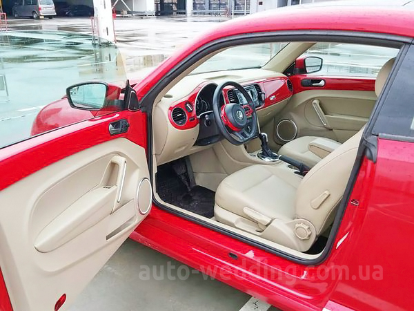 Авто на свадьбу Volkswagen Beetle красный в Киеве