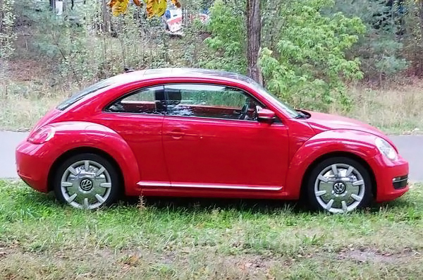 Авто на свадьбу Volkswagen Beetle красный в Киеве