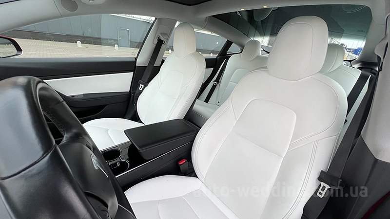 Авто на свадьбу TESLA Model 3 75D красная