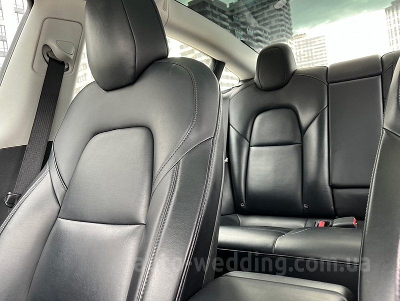 Авто на свадьбу TESLA Model 3 Long range графит с водителем в Киеве
