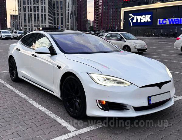 Авто на свадьбу TESLA Model S white