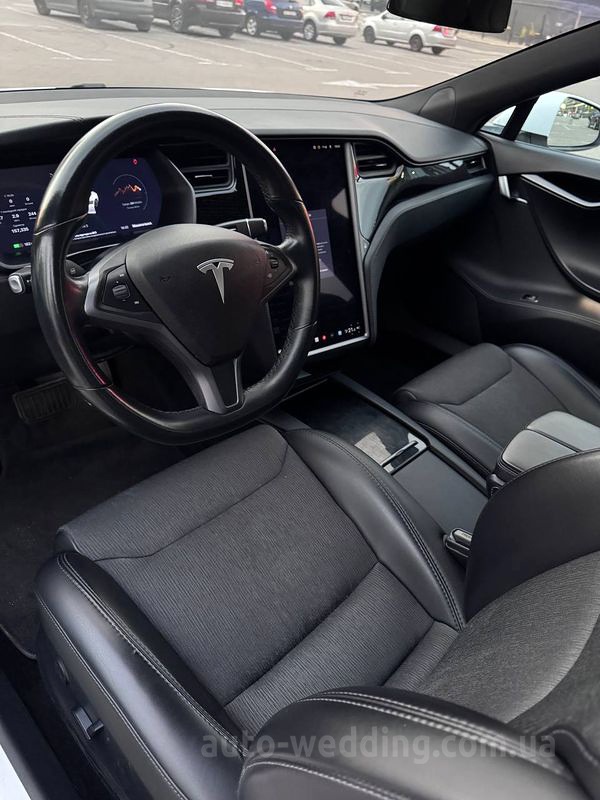 Авто на свадьбу TESLA Model S white