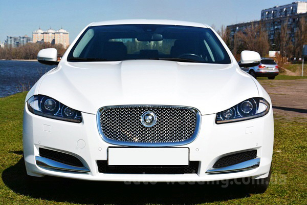 Авто на свадьбу Jaguar XF белый