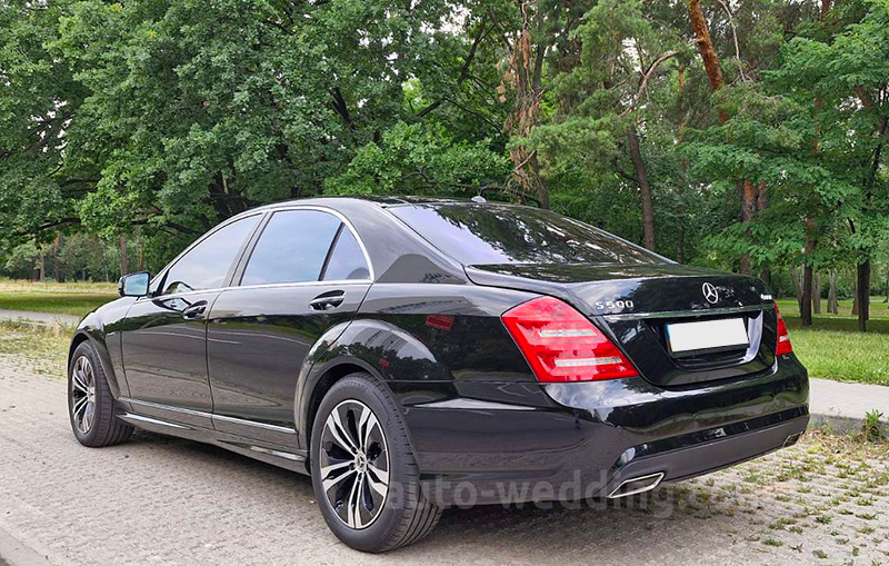 Аренда авто на свадьбу Mercedes Benz S class W221 S500