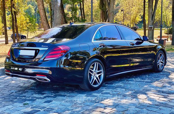 Аренда авто Mercedes W222 S560 AMG Restyling на свадьбу Киев