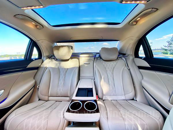 Аренда авто Mercedes W222 S560 AMG Restyling на свадьбу Киев