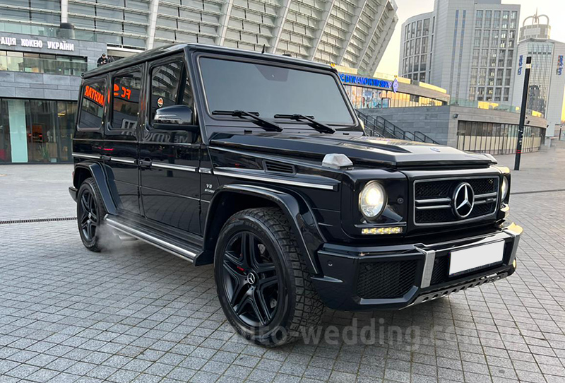 Внедорожник гелик на свадьбу Mercedes-Benz Gelentwagen G63 AMG кубик