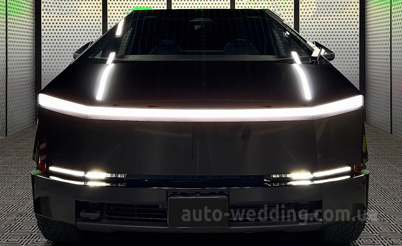 Электрокар на свадьбу Tesla Cybertruck pickup с водителем в Киеве
