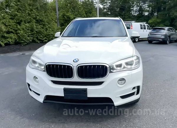 Внедорожник джип на свадьбу BMW X5 белый