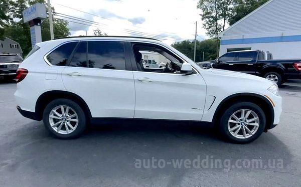 Внедорожник джип на свадьбу BMW X5 белый
