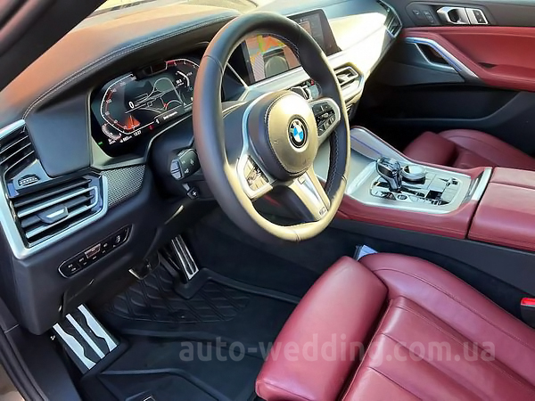 Внедорожник джип на свадьбу BMW X6 M50d хаки