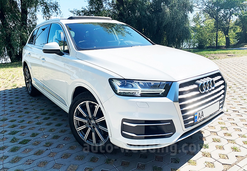 Внедорожник на свадьбу Audi Q7 белый