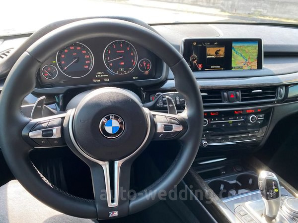 Внедорожник джип на свадьбу BMW X5 2014 черный