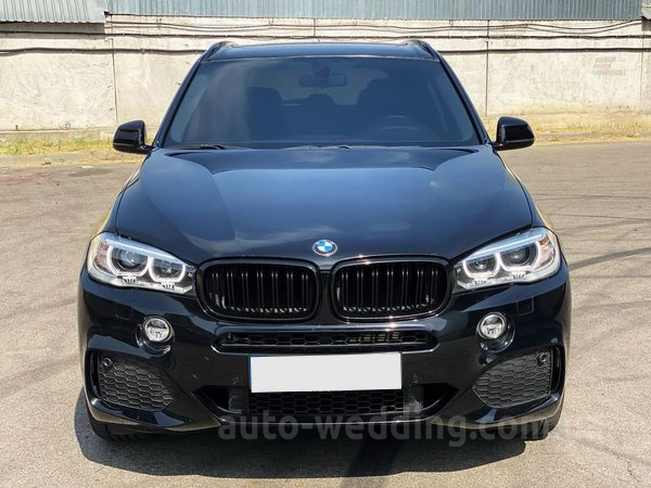 Внедорожник джип на свадьбу BMW X5 2014 черный