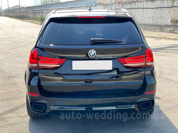 Внедорожник джип на свадьбу BMW X5 2014 черный