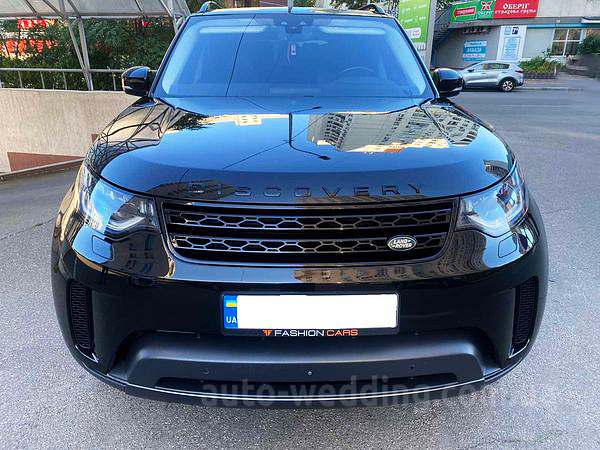 Внедорожник джип на свадьбу Land Rover Discovery черный