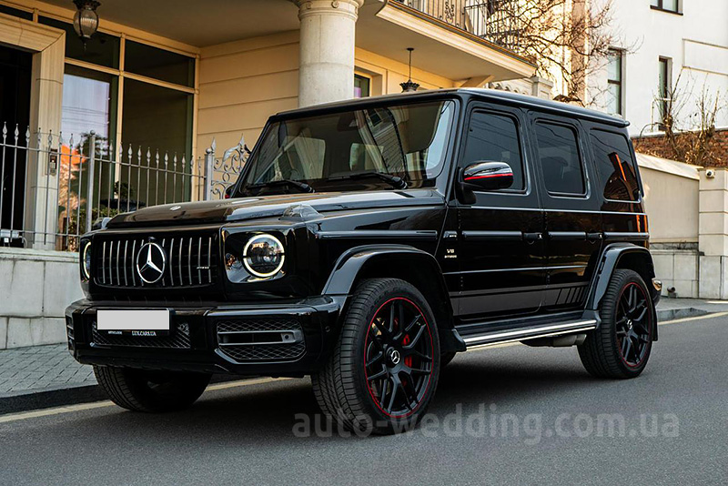 Джип на свадьбу  Mercedes-Benz Gelentwagen G63 AMG кубик гелик с водителем в Киеве