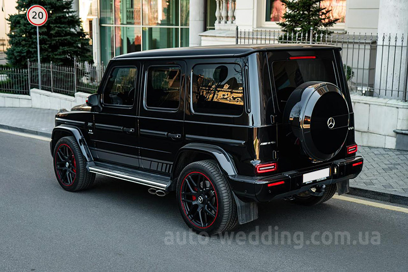 Джип на свадьбу  Mercedes-Benz Gelentwagen G63 AMG кубик гелик с водителем в Киеве