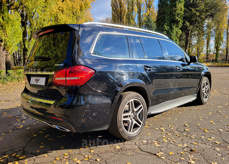 Внедорожник джип на свадьбу Mercedes GLS 350d AMG 4MATIC 6 мест черный в Киеве