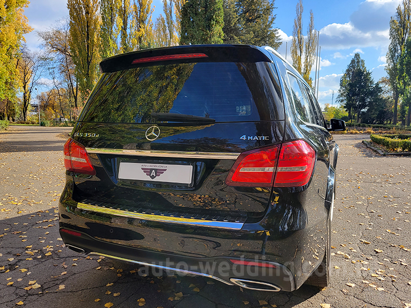 Внедорожник джип на свадьбу Mercedes GLS 350d AMG 4MATIC 6 мест черный в Киеве