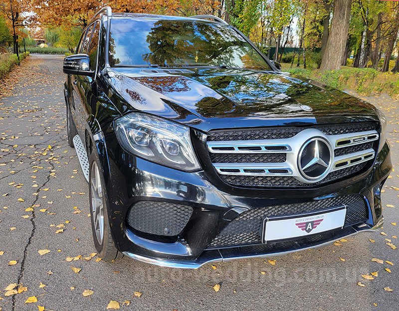 Внедорожник джип на свадьбу Mercedes GLS 350d AMG 4MATIC 6 мест черный в Киеве