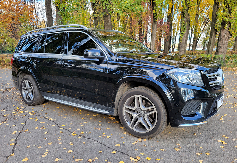 Внедорожник джип на свадьбу Mercedes GLS 350d AMG 4MATIC 6 мест черный в Киеве
