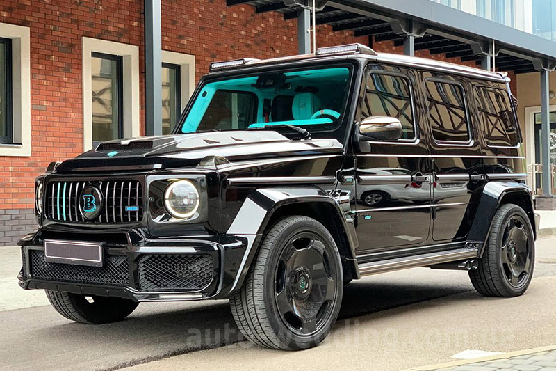 Внедорожник гелик на свадьбу Mercedes Gelentwagen G800 Brabus кубик с водителем в Киеве